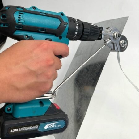 metal nibbler drill attachment